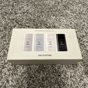 Salt & Stone Natural Deodorant Mini Pack for Women & Men | Extra Strength 1 oz